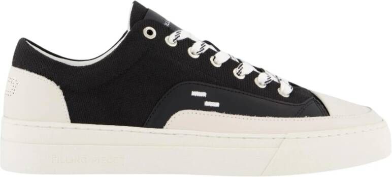 Filling Pieces Lage Zwarte Sneaker Black Heren