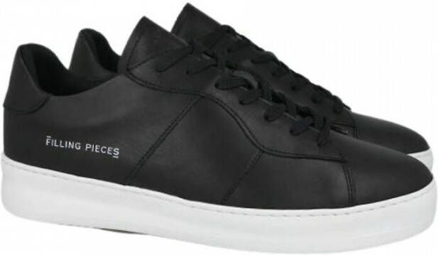 Filling Pieces Light Plain Court Sneakers Zwart Heren