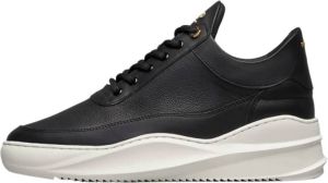Filling Pieces Low Eva Sky Caviar Black Zwart Dames