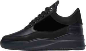 Filling Pieces Low Eva Sky Onyx Black Zwart Dames