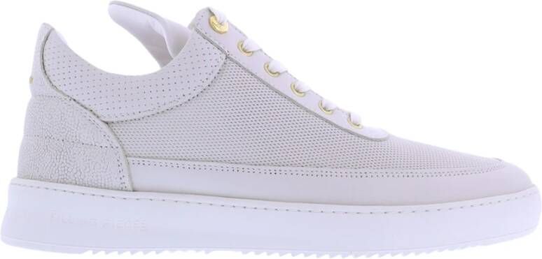 Filling Pieces Low Top Aten Wit Heren