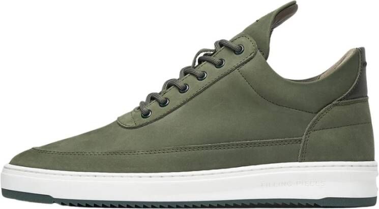 Filling Pieces Low Top Base Green Groen Heren