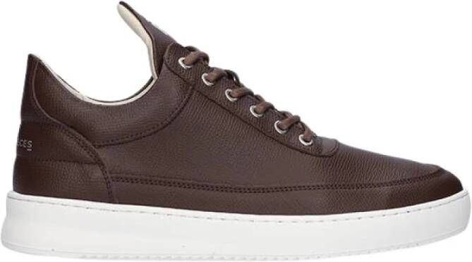 Filling Pieces Low Top Crumbs Sneakers Bruin Heren