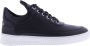 FILLING PIECES Lage Sneakers Heren Low Top Crumbs Maat: 45 Materiaal: Leer Kleur: Zwart - Thumbnail 1