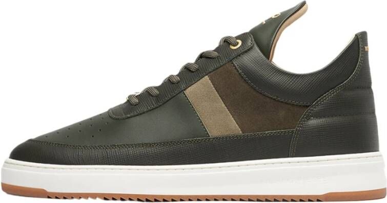 FILLING PIECES Lage Sneakers Heren Low Top Game Lux Maat: 41 Materiaal: Nubuck Kleur: Groen - Foto 2