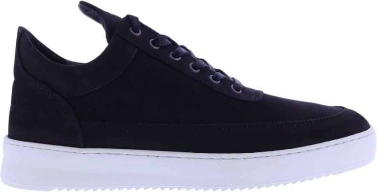 FILLING PIECES Lage Sneakers Low Top Rip Basic Maat: 42 Materiaal: Nubuck Kleur: Zwart - Foto 8