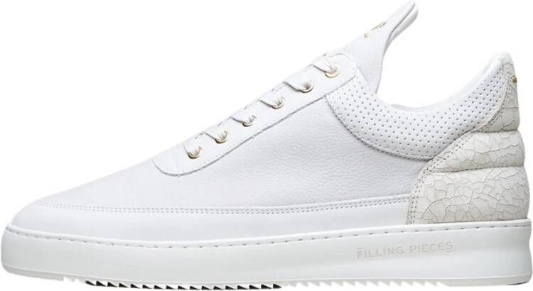 Filling Pieces Stijlvolle Low Top Ripple Sneakers White