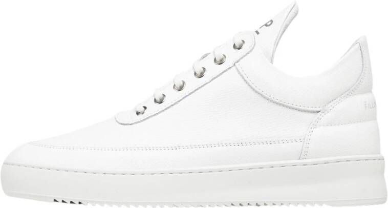Filling Pieces Low Top Ripple Crumbs All White Wit Unisex