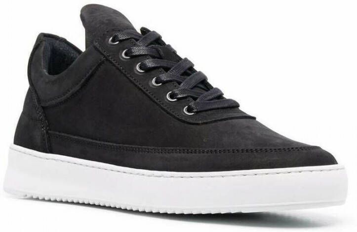 FILLING PIECES Lage Sneakers Low Top Rip Basic Maat: 43 Materiaal: Nubuck Kleur: Zwart - Foto 9