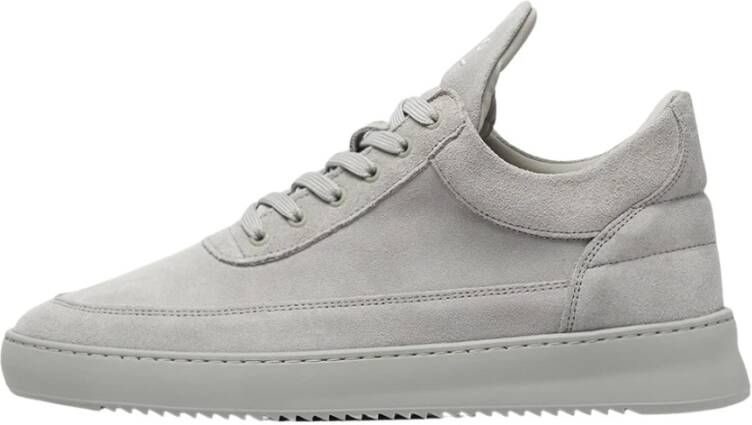 Filling Pieces Low Top Suede All Grey Gray Heren