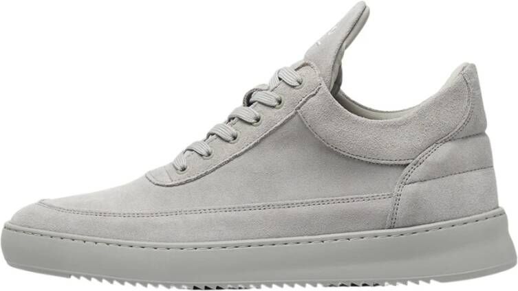 Filling Pieces Low Top Suede All Grey Gray Unisex