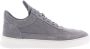 Filling Pieces Low Top Suede Organic Grey Heren Sneakers - Thumbnail 1