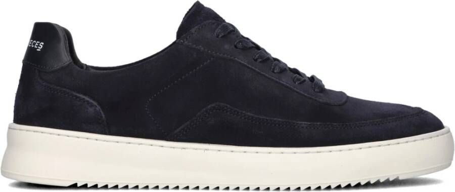 FILLING PIECES Lage Sneakers Heren Lop Top Sue Suède Blauw