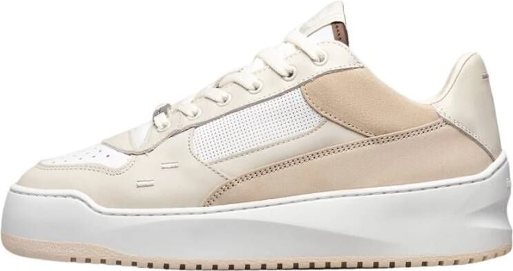 Filling Pieces Luxe Nubuck Leren Sandaal Beige Dames