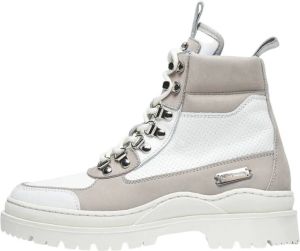 Filling Pieces Luxe Onyx Witte Bergschoen Wit Dames