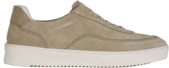 Filling Pieces Heren Mondo Suede Lux Sneaker Beige Heren