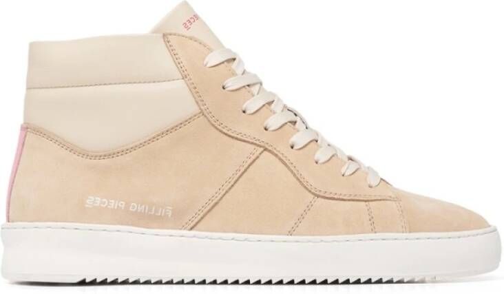Filling Pieces Mid Court Sneakers Beige Unisex