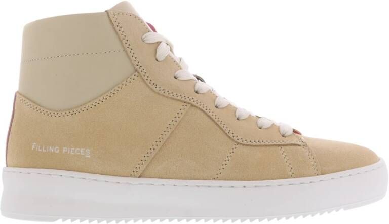 Filling Pieces Mid Court Sneakers Beige Unisex