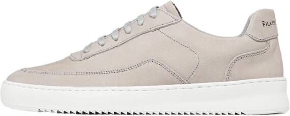 Filling Pieces Mondo 2.0 Ripple Nubuck Light Grey Gray Unisex