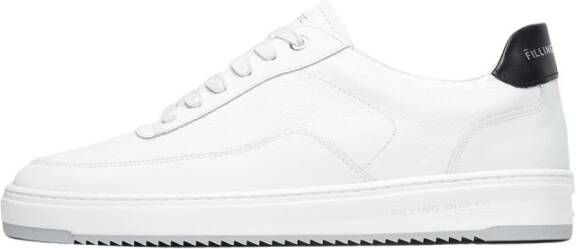 Filling Pieces Minimalistische Leren Sneakers Mondo Crumbs White Heren