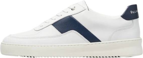 FILLING PIECES Lage Sneakers Heren Mondo Game Maat: 45 Materiaal: Leer Kleur: Blauw