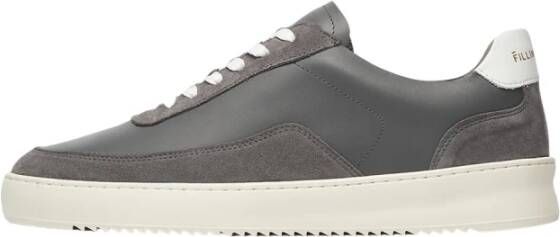 Filling Pieces Mondo Mix Donkergrijze Sneakers Gray Heren