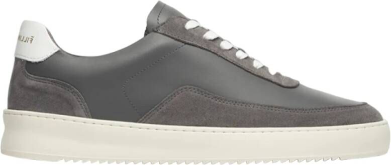 Filling Pieces Donkergrijze Sneakers Voor Mannen Gray Heren