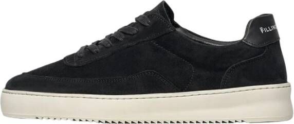 Filling Pieces Mondo Organic Suede Black Zwart Unisex