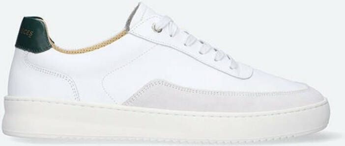 Filling Pieces Witte Leren Sneakers Klassiek Veters Stijlvol White Heren - Foto 7