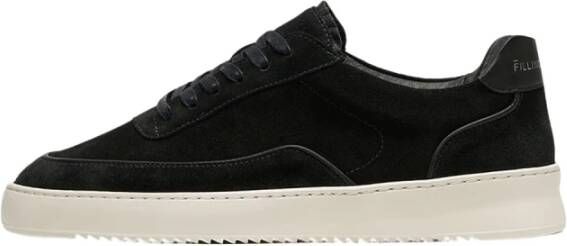 FILLING PIECES Lage Sneakers Heren Mondo Suede Lux Maat: 41 Materiaal: Suède Kleur: Zwart