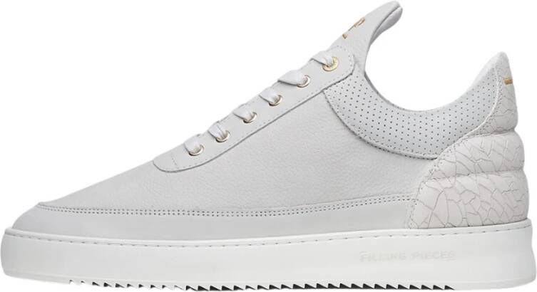 Filling Pieces Stijlvolle Low Top Ripple Sneakers White