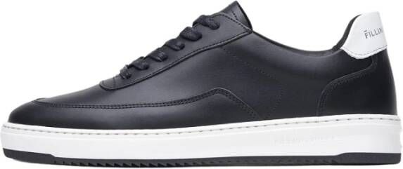 Filling Pieces Zwarte luxe sneakers Black Heren