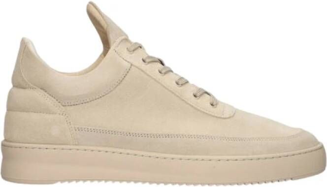 Filling Pieces Lage Top Suède Beige Sneakers Beige Heren - Foto 3
