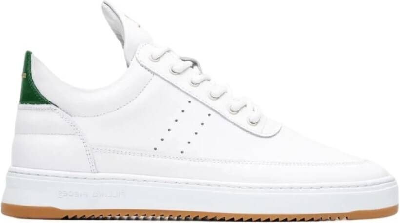 FILLING PIECES Lage Sneakers Heren Low Top Maat: 44 Materiaal: Nubuck Kleur: Wit - Foto 3