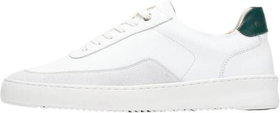 Filling Pieces Witte Leren Sneakers Klassiek Veters Stijlvol White Heren - Foto 6