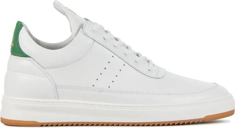 Filling Pieces Klassieke Low Top Bianco Sneakers White Heren