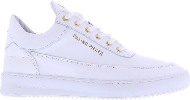 Filling Pieces Eva Lane Nappa Witte Lage Top White Heren