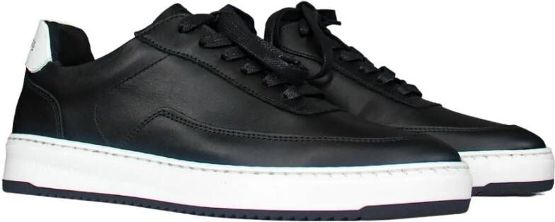 Filling Pieces Zwarte luxe sneakers Black Heren