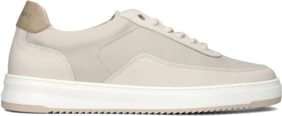 FILLING PIECES Lage Sneakers Heren Mondo Tech Crumbs Maat: 46 Materiaal: Leer Kleur: Beige - Foto 2