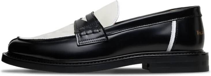Filling Pieces Tweekleurige Loafer Mocassins Off White