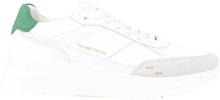 Filling Pieces Tijdloze klasse met Jet Runner sneakers White Heren