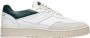 Filling Pieces Witte leren sneakers Ronde neus Groene accenten White Heren - Thumbnail 2