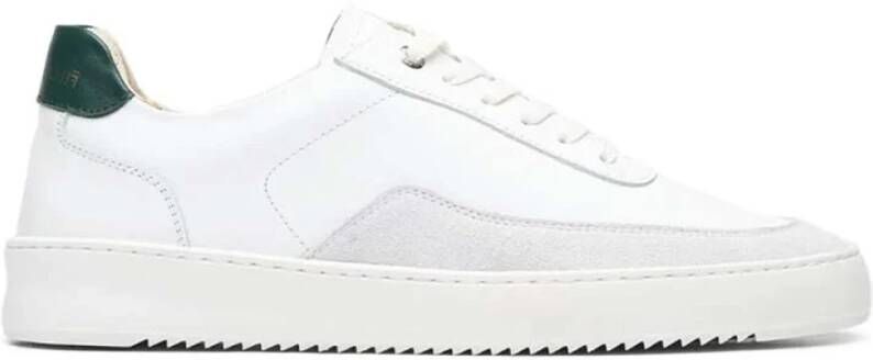 Filling Pieces Witte Leren Sneakers Klassiek Veters Stijlvol White Heren - Foto 5