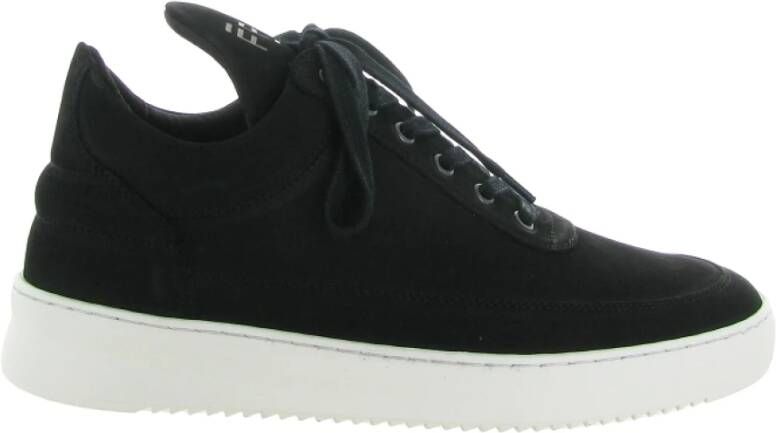 FILLING PIECES Lage Sneakers Low Top Rip Basic Maat: 43 Materiaal: Nubuck Kleur: Zwart - Foto 6