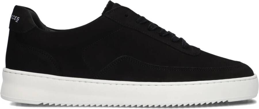 Filling Pieces Zwarte Lage Sneakers Mondo 2.0 Nub Black Heren