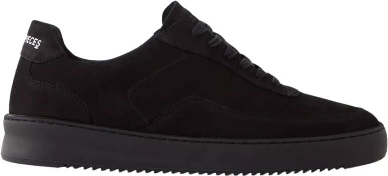 FILLING PIECES Lage Sneakers Heren Mondo Rip Tonal Maat: 46 Materiaal: Suède Kleur: Zwart - Foto 4