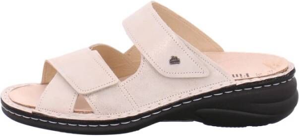 Finn Comfort Beige Slippersandalen