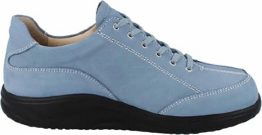 Finn Comfort Blauwe damessneaker comfortabel en veelzijdig