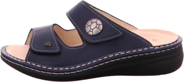 Finn Comfort Blauwe Slipper