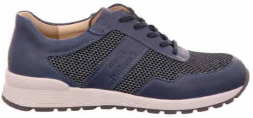 Finn Comfort Blauwe Veterschoenen